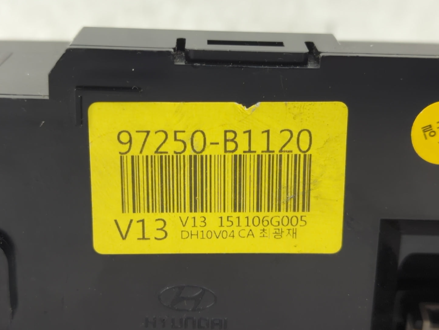 2015-2016 Hyundai Genesis Climate Control Module Temperature AC/Heater Replacement P/N:97250-B1120 Fits Fits 2015 2016 2017 