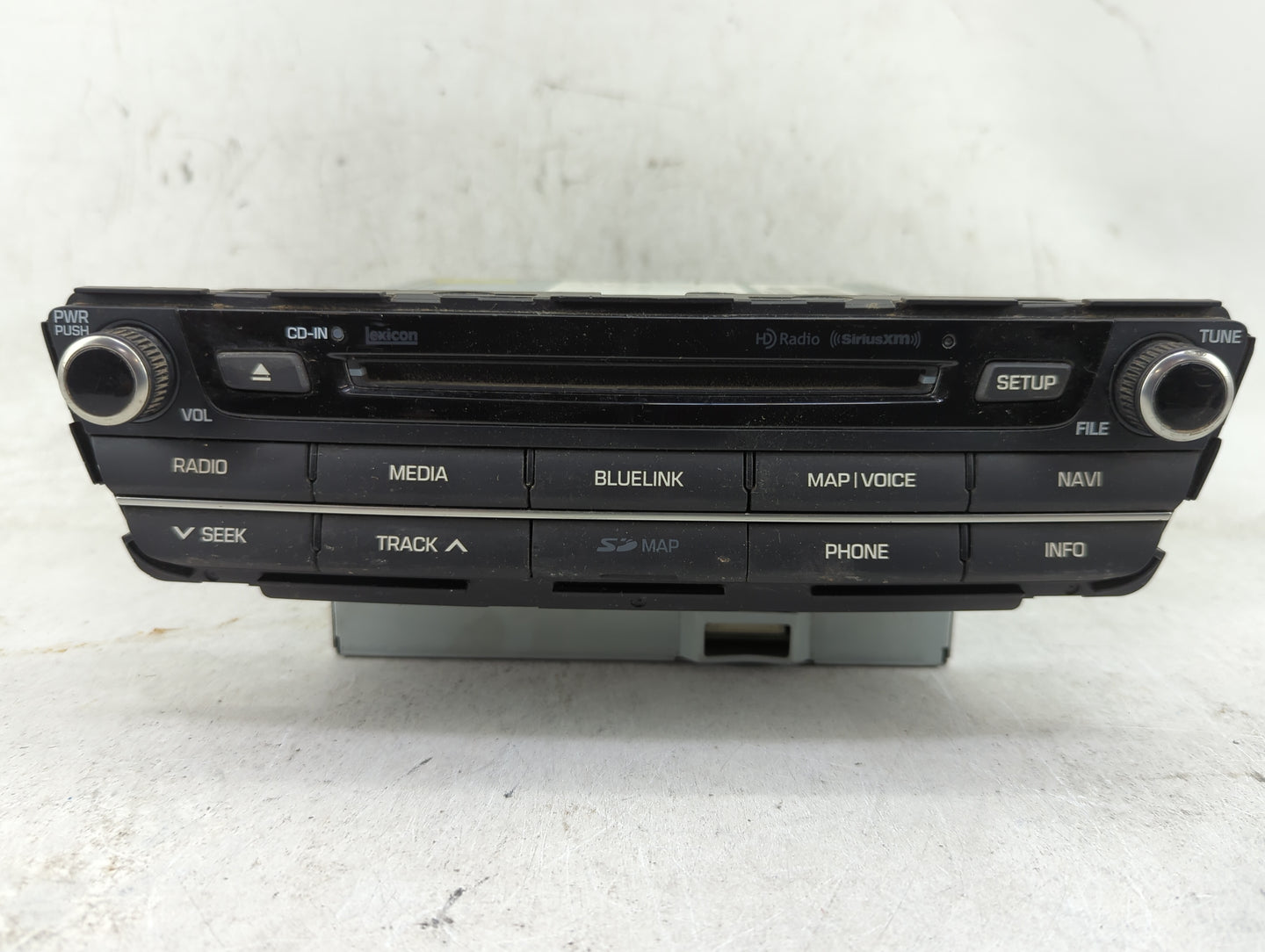 2015-2016 Hyundai Genesis Radio AM FM Cd Player Receiver Replacement P/N:96560-B14274X AT240B1AN Fits Fits 2015 2016 OEM Use