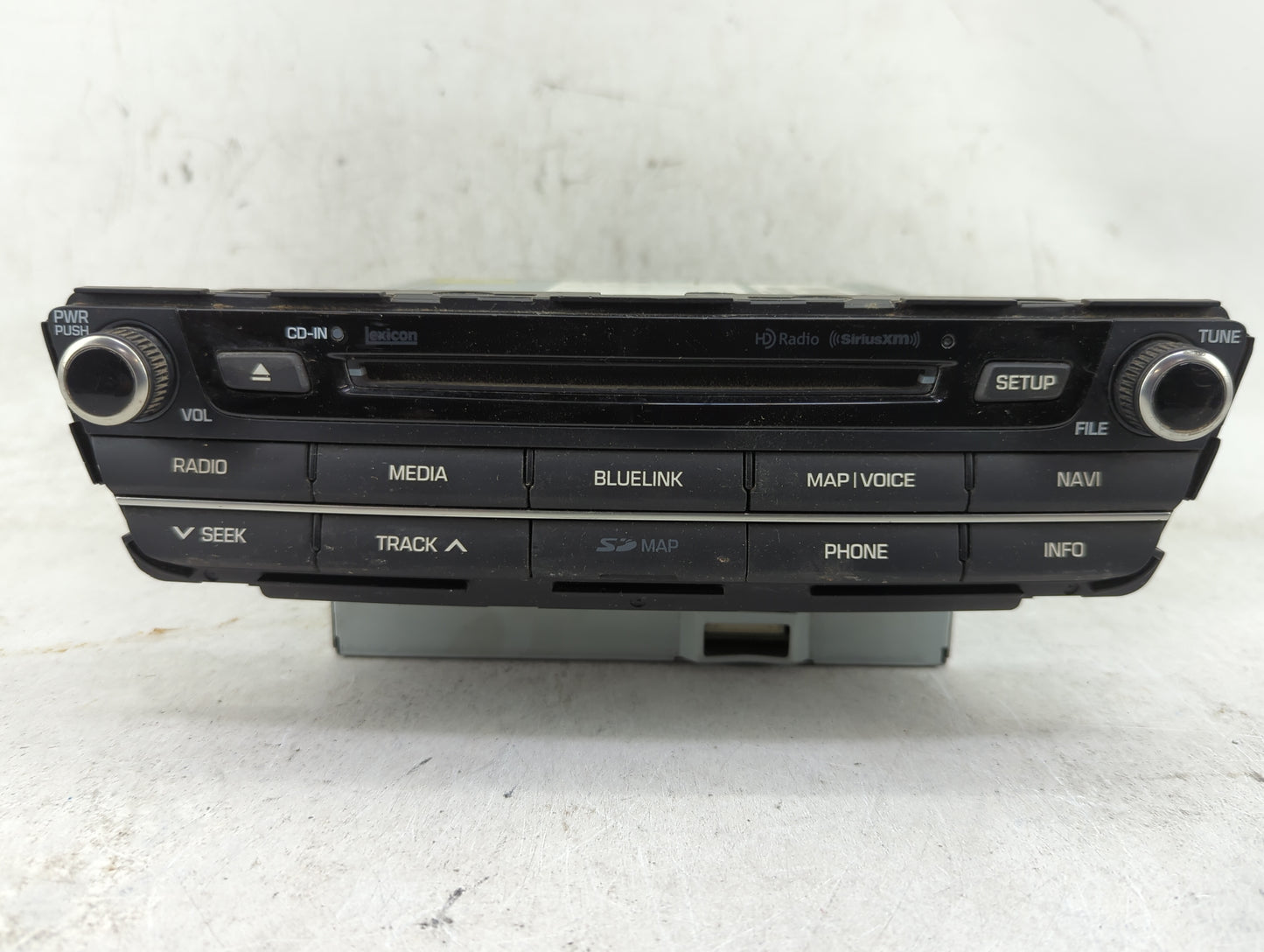 2015-2016 Hyundai Genesis Radio AM FM Cd Player Receiver Replacement P/N:96560-B14274X AT240B1AN Fits Fits 2015 2016 OEM Use