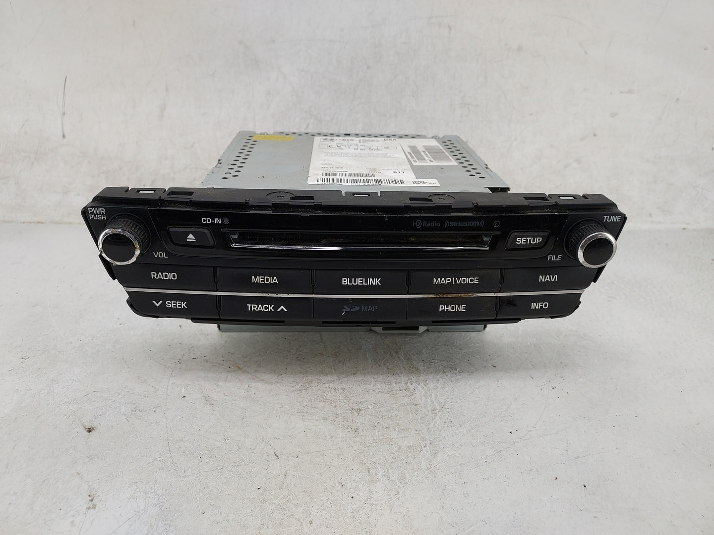 2015-2016 Hyundai Genesis Radio AM FM Cd Player Receiver Replacement P/N:96560B14234X 96560-B14234X, AT240B1AN Fits Fits 201