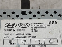 2015-2016 Hyundai Genesis Radio AM FM Cd Player Receiver Replacement P/N:96560B14234X 96560-B14234X, AT240B1AN Fits Fits 201