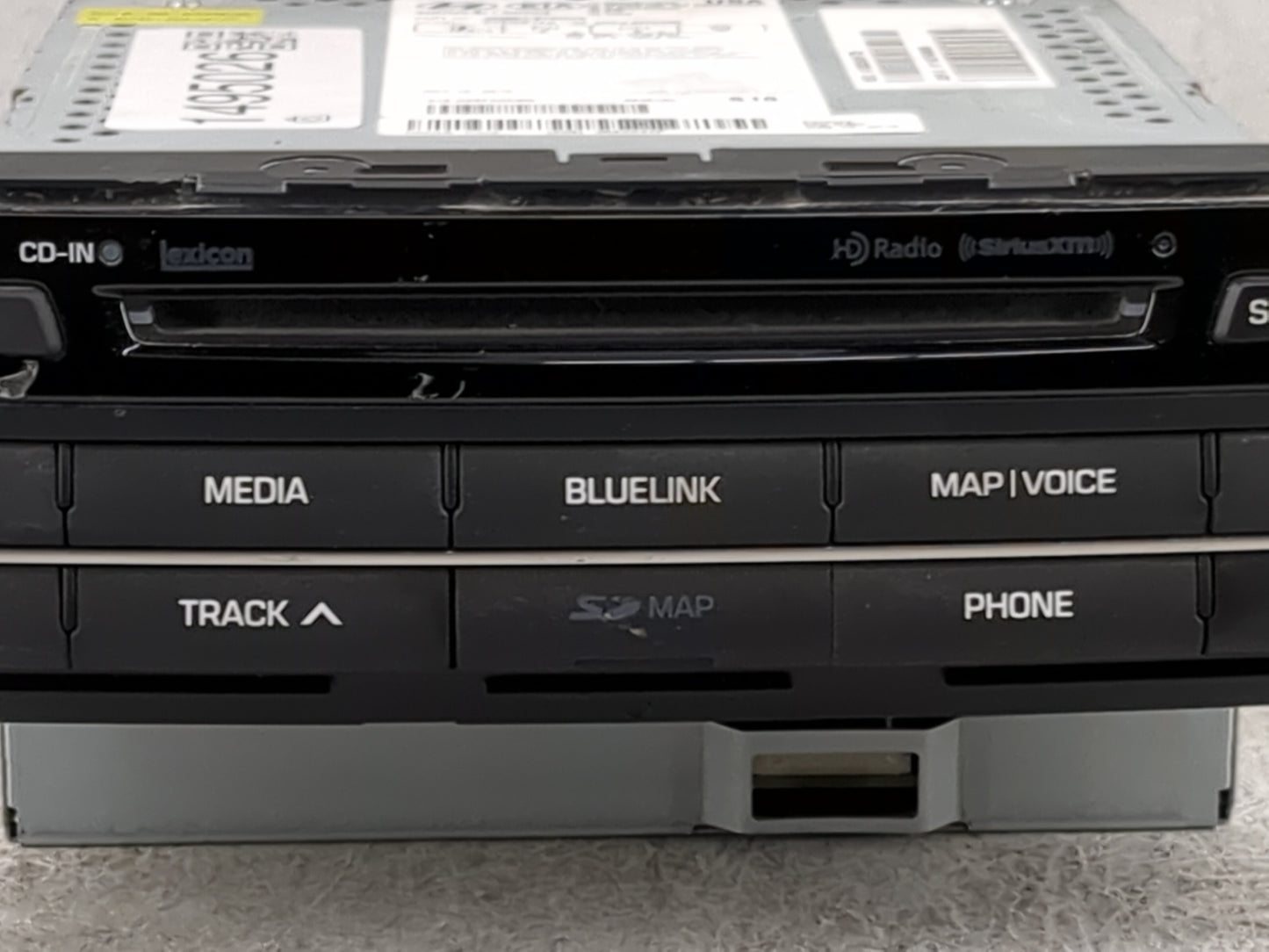 2016 Hyundai Genesis Radio AM FM Cd Player Receiver Replacement P/N:96560B14404X AT240B1AN, D3965 51050 Fits OEM Used Auto P