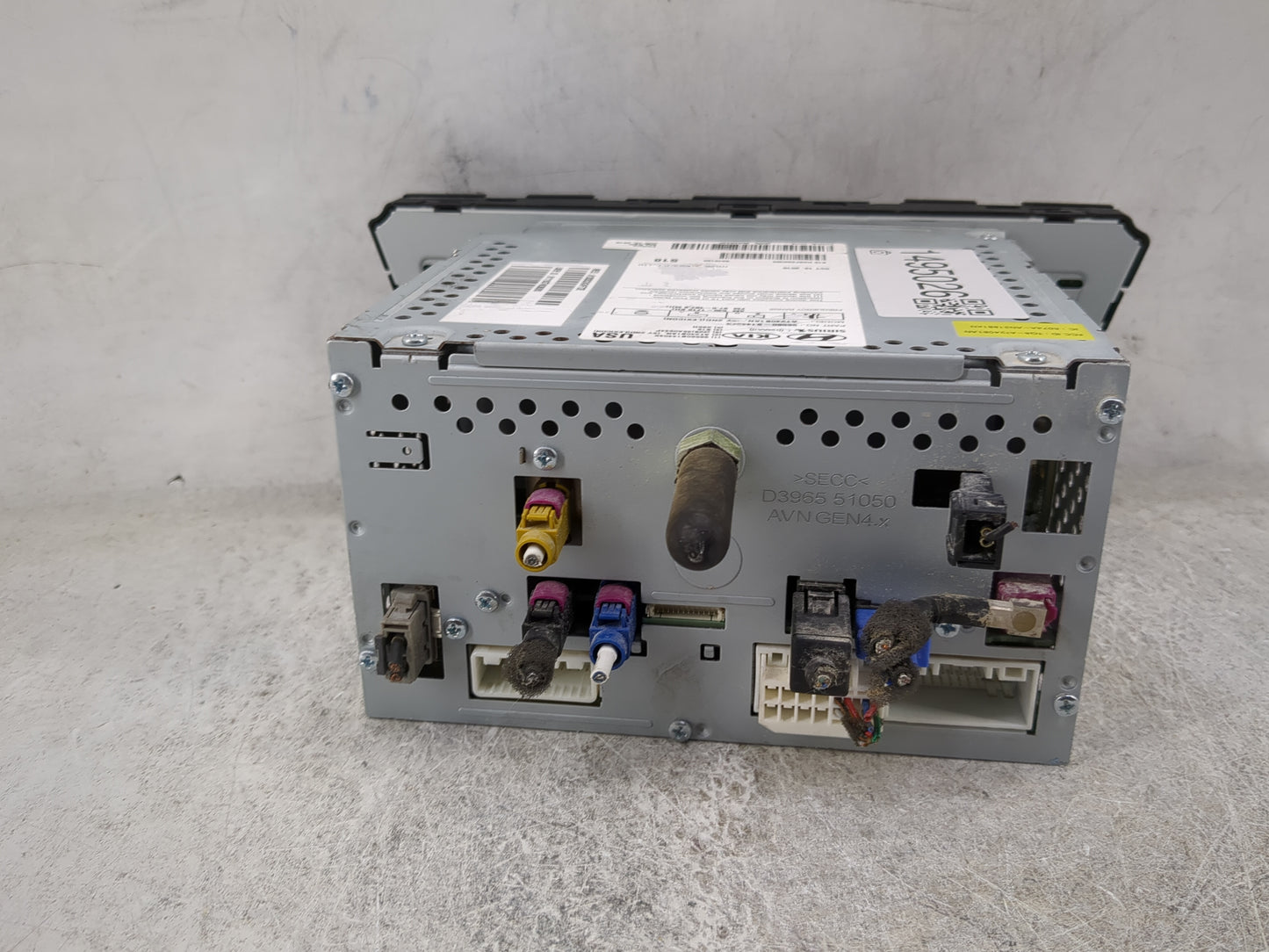 2016 Hyundai Genesis Radio AM FM Cd Player Receiver Replacement P/N:96560B14404X AT240B1AN, D3965 51050 Fits OEM Used Auto P