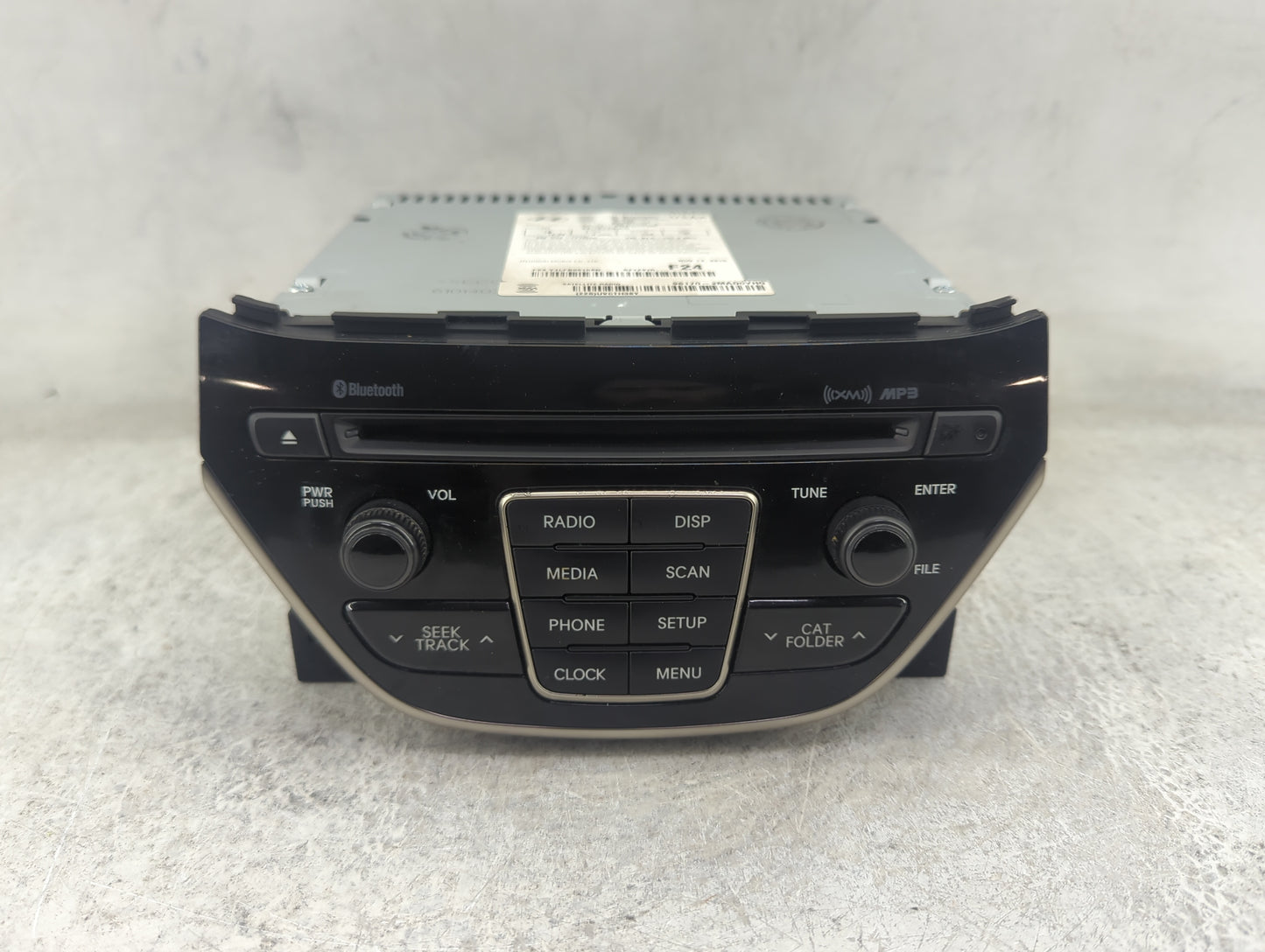 2016 Hyundai Genesis Radio AM FM Cd Player Receiver Replacement P/N:96170-2MAD0YHG AC1B2DKAN, TQ8-AC1B2DKAN Fits OEM Used Au
