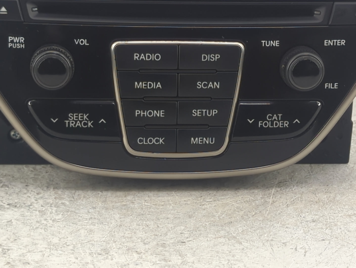 2016 Hyundai Genesis Radio AM FM Cd Player Receiver Replacement P/N:96170-2MAD0YHG AC1B2DKAN, TQ8-AC1B2DKAN Fits OEM Used Au