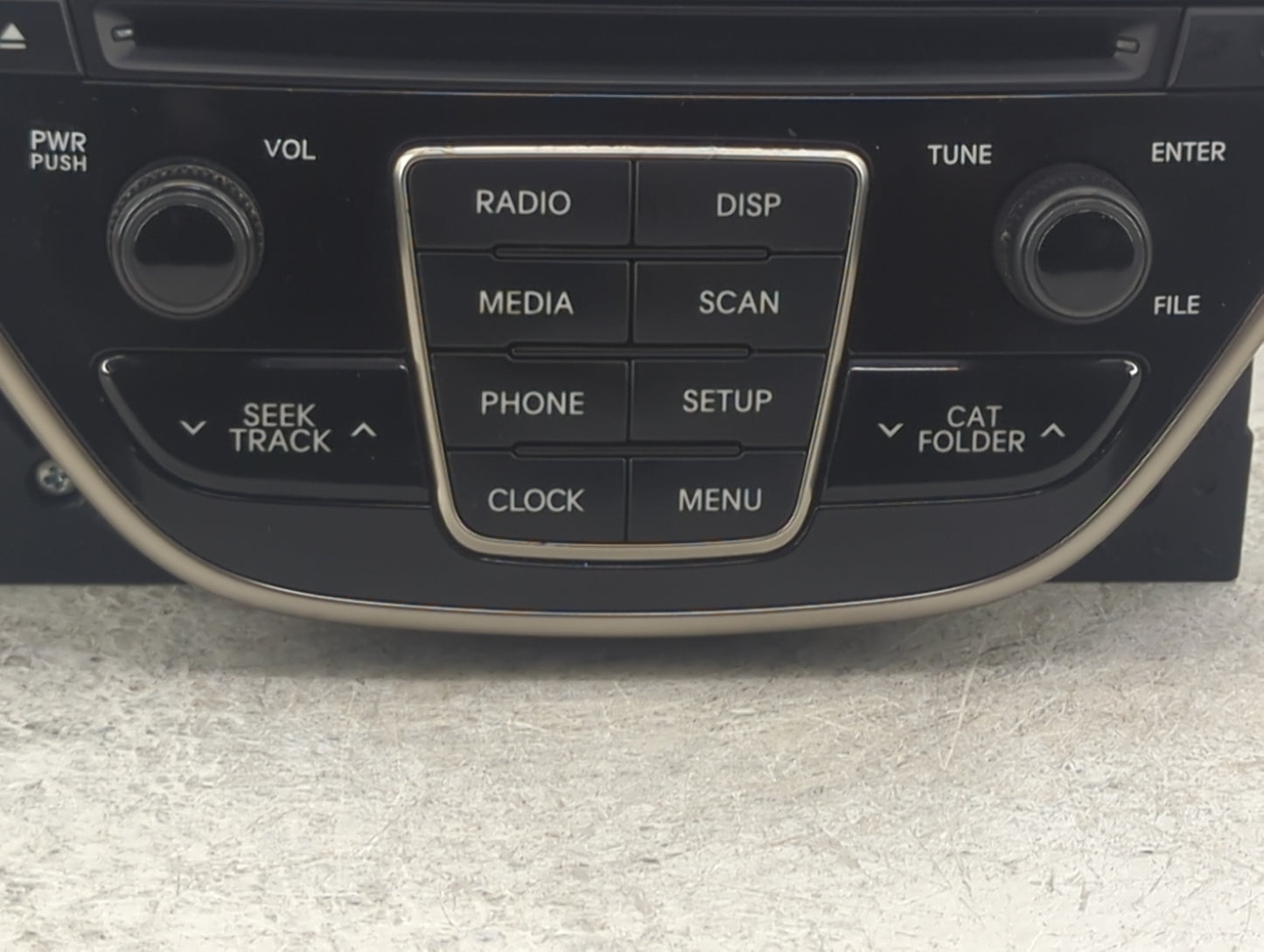 2016 Hyundai Genesis Radio AM FM Cd Player Receiver Replacement P/N:96170-2MAD0YHG AC1B2DKAN, TQ8-AC1B2DKAN Fits OEM Used Au