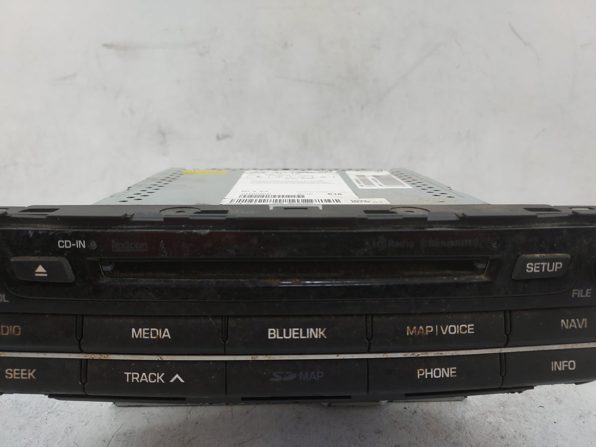 2015-2016 Hyundai Genesis Radio AM FM Cd Player Receiver Replacement P/N:96560-B1427 96560-B1427X, AT240B1AN Fits Fits 2015 