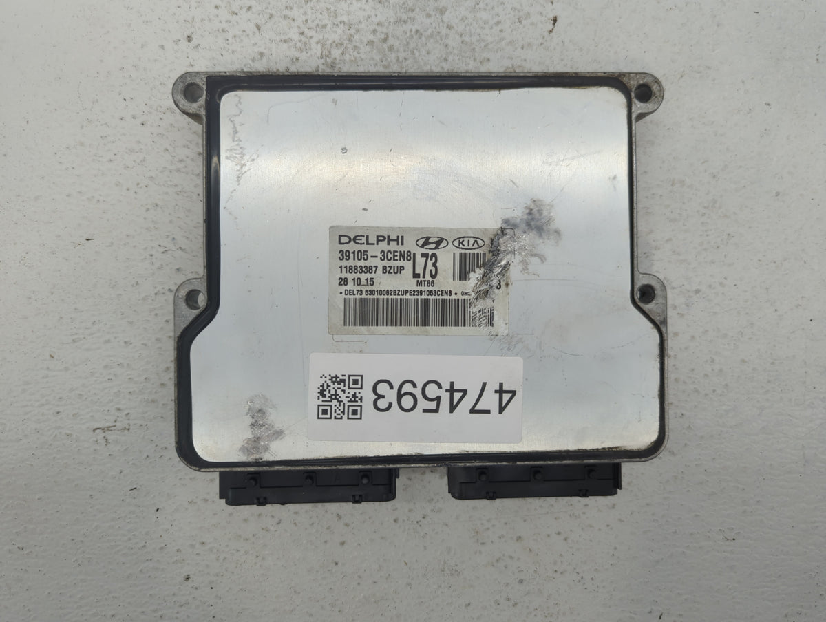 2015-2016 Hyundai Genesis PCM Engine Control Computer ECU ECM PCU OEM P/N:39105-3CEN8 39105-3CEN3, 39105-3CEN2 Fits 2015 201