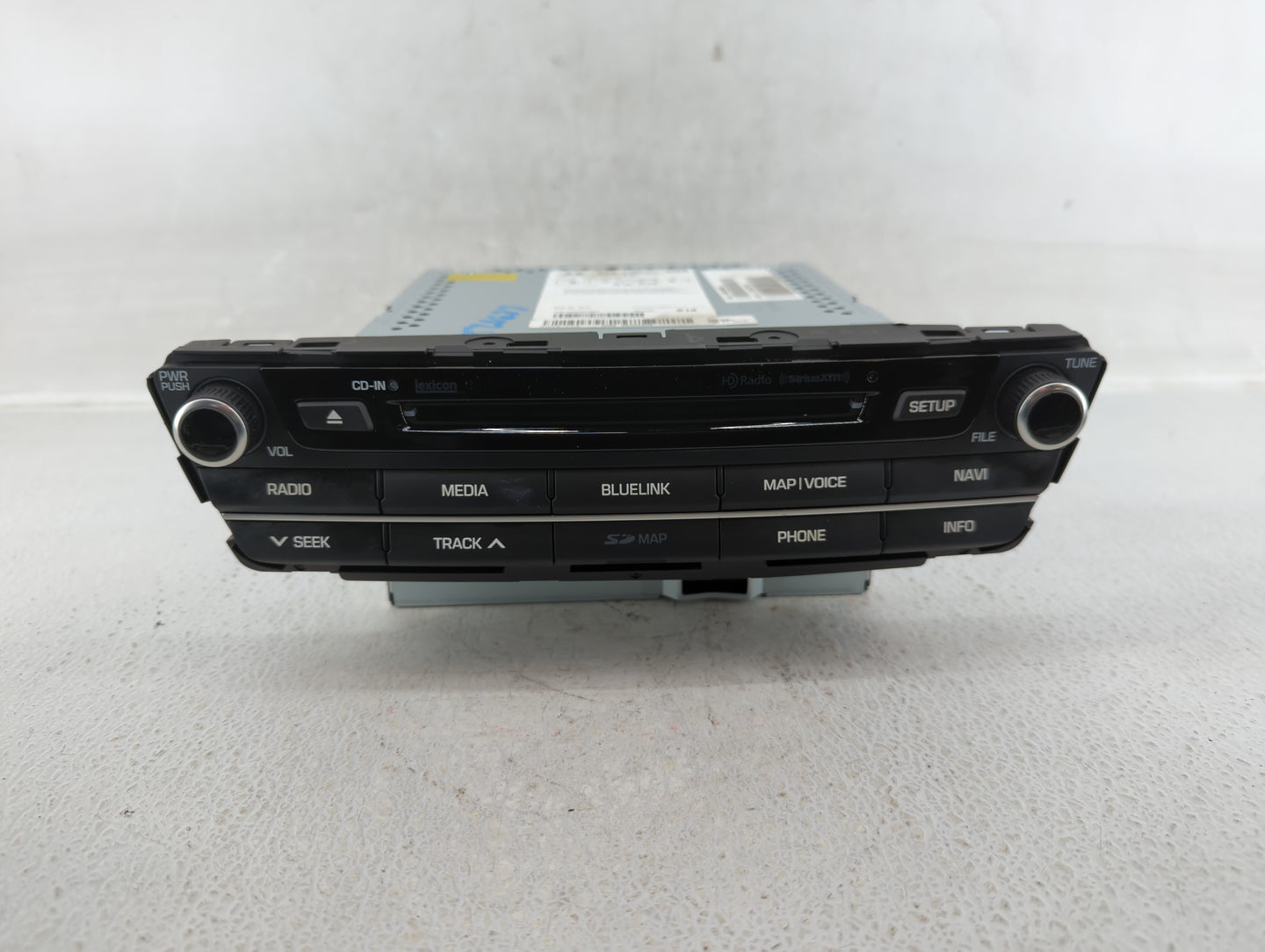 2016 Hyundai Genesis Radio AM FM Cd Player Receiver Replacement P/N:96560-B14404X Fits OEM Used Auto Parts - Oemusedautopart