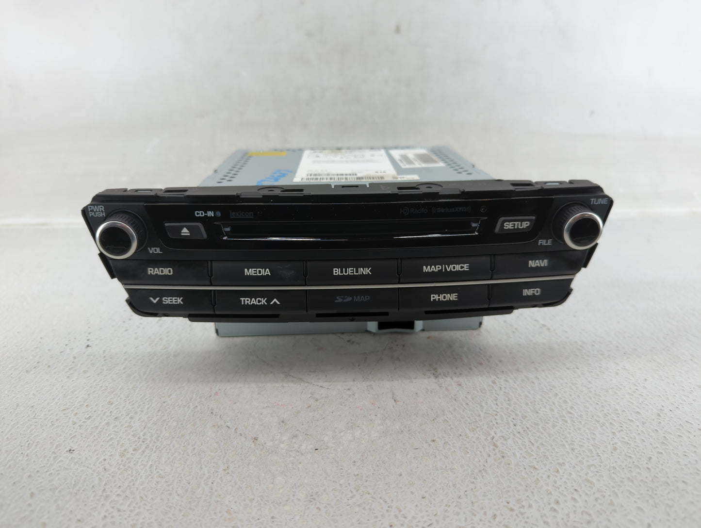 2016 Hyundai Genesis Radio AM FM Cd Player Receiver Replacement P/N:96560-B14404X Fits OEM Used Auto Parts - Oemusedautopart