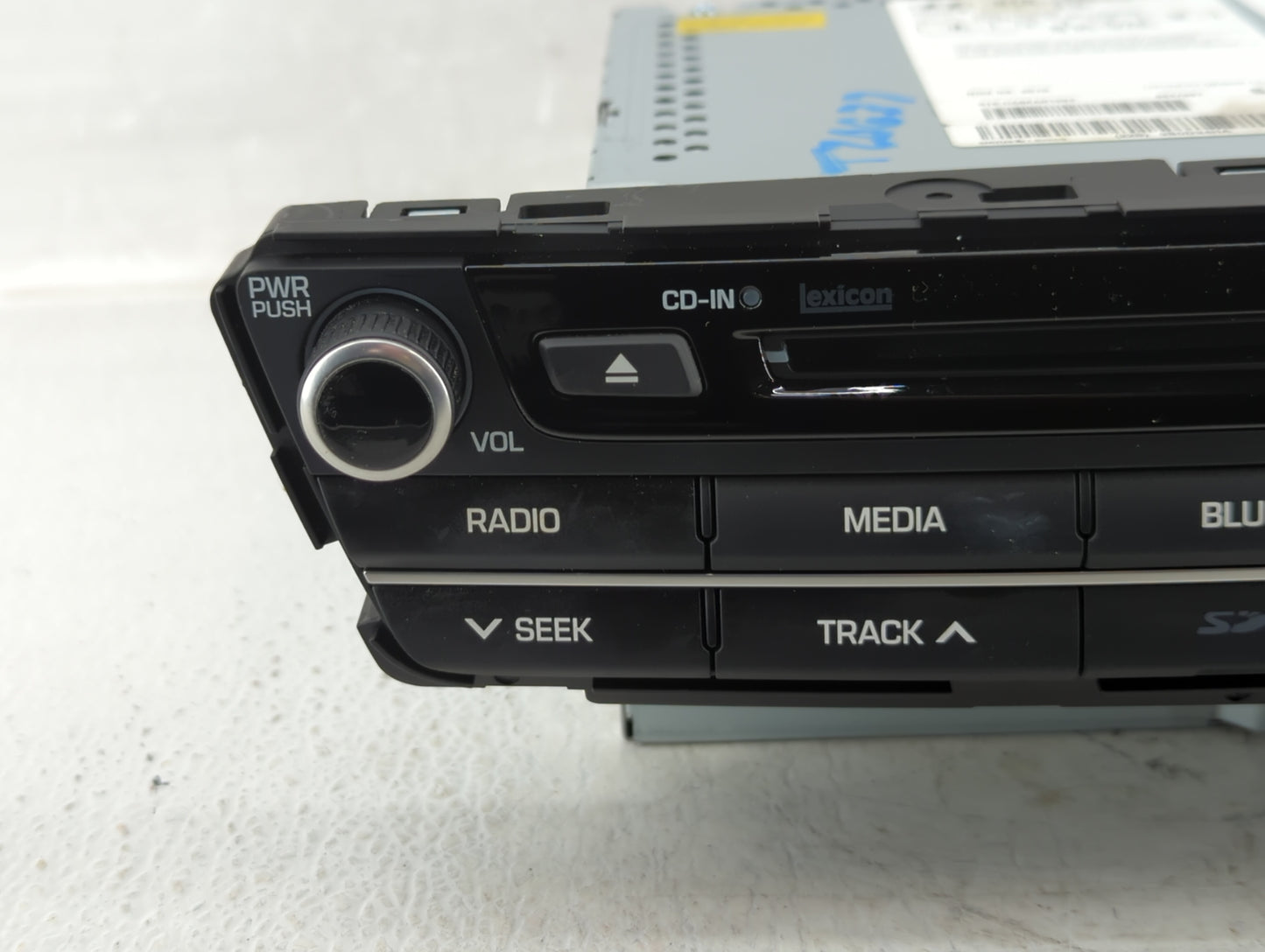 2016 Hyundai Genesis Radio AM FM Cd Player Receiver Replacement P/N:96560-B14404X Fits OEM Used Auto Parts - Oemusedautopart