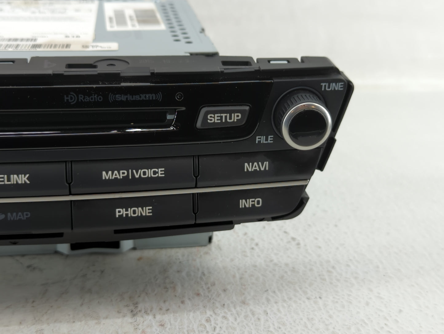 2016 Hyundai Genesis Radio AM FM Cd Player Receiver Replacement P/N:96560-B14404X Fits OEM Used Auto Parts - Oemusedautopart