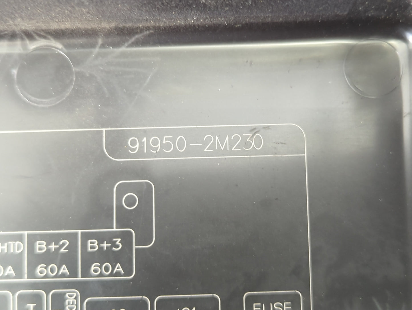 2013-2016 Hyundai Genesis Fusebox Fuse Box Panel Relay Module P/N:91950-2M230 Fits Fits 2013 2014 2015 2016 OEM Used Auto Pa
