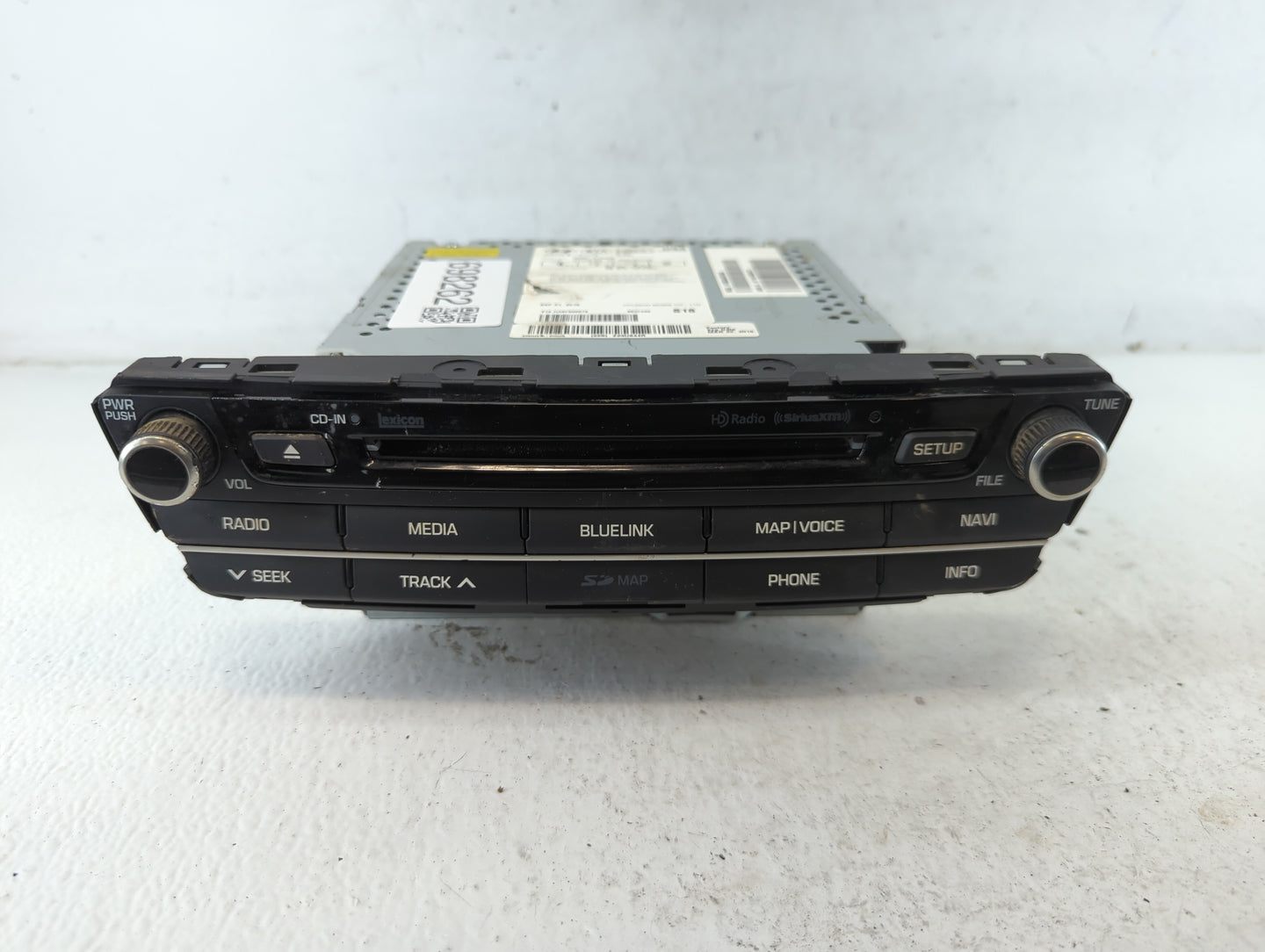 2016 Hyundai Genesis Radio AM FM Cd Player Receiver Replacement P/N:96560-B14404X Fits OEM Used Auto Parts - Oemusedautopart