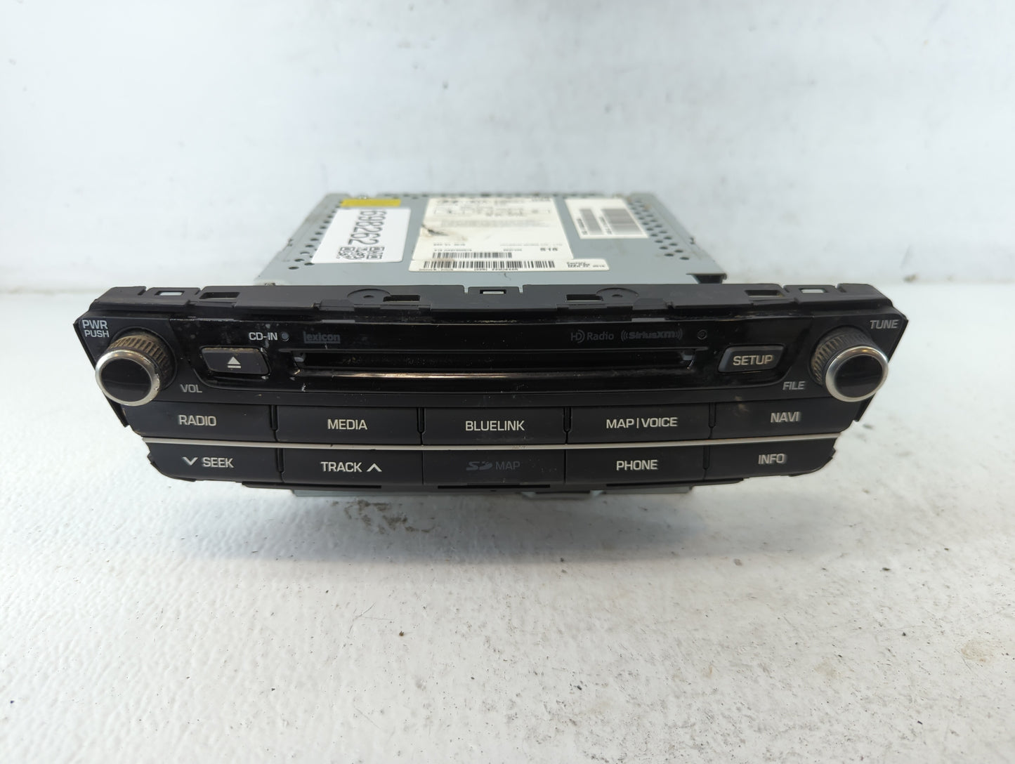 2016 Hyundai Genesis Radio AM FM Cd Player Receiver Replacement P/N:96560-B14404X Fits OEM Used Auto Parts - Oemusedautopart