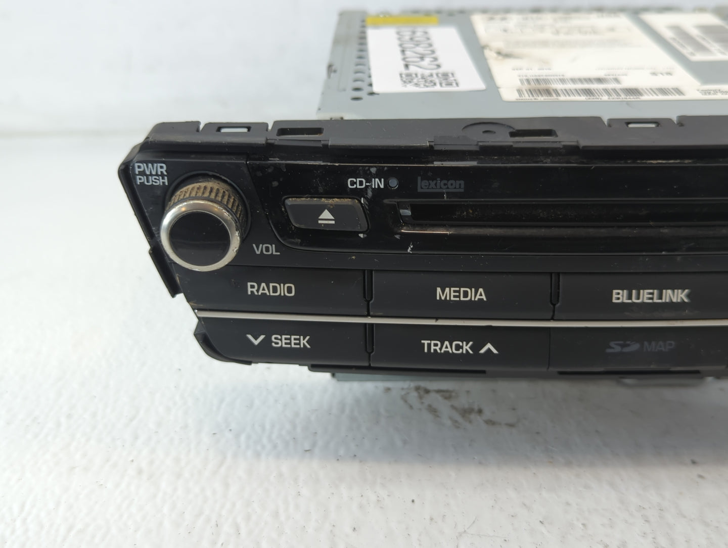 2016 Hyundai Genesis Radio AM FM Cd Player Receiver Replacement P/N:96560-B14404X Fits OEM Used Auto Parts - Oemusedautopart