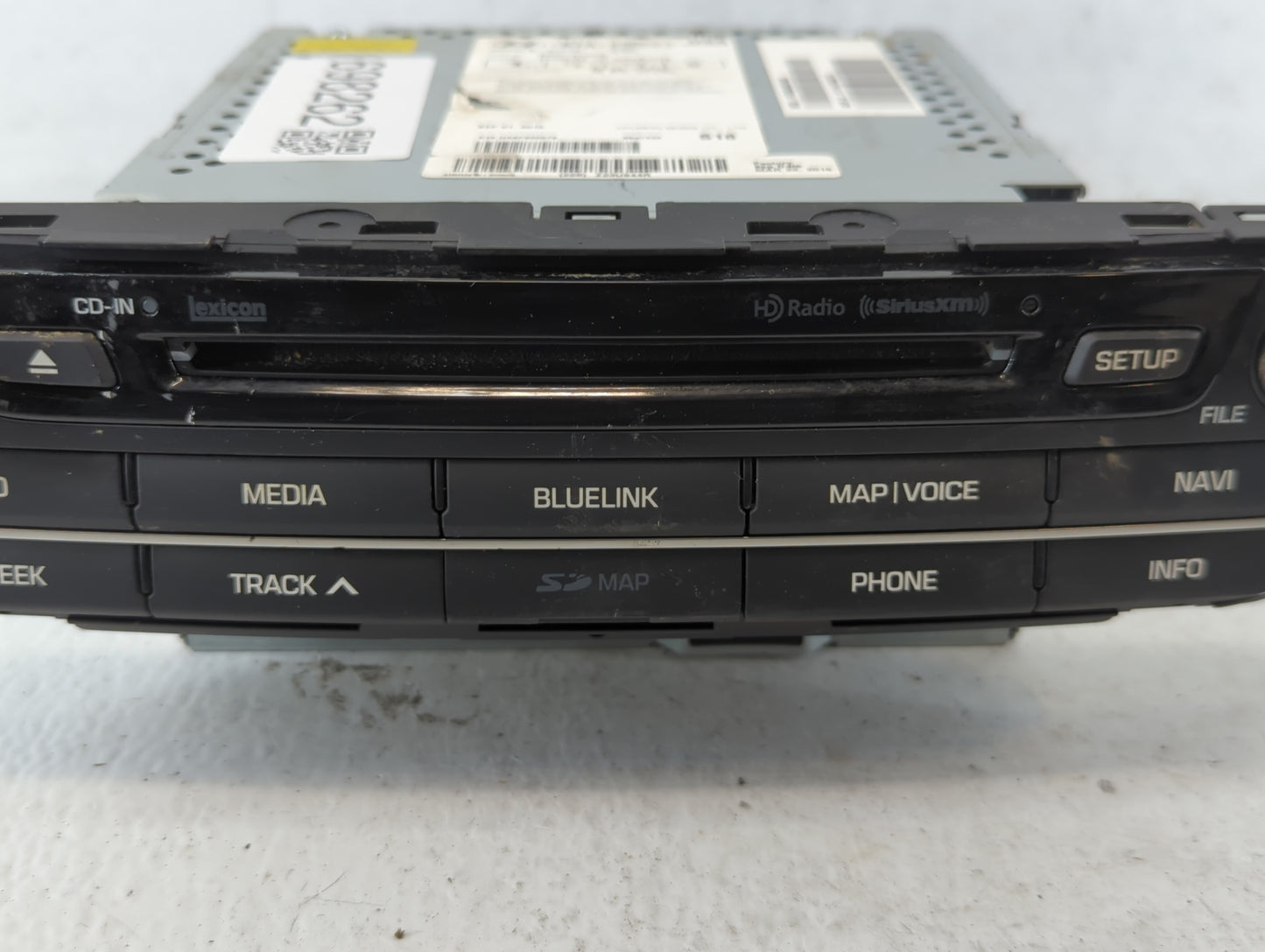 2016 Hyundai Genesis Radio AM FM Cd Player Receiver Replacement P/N:96560-B14404X Fits OEM Used Auto Parts - Oemusedautopart