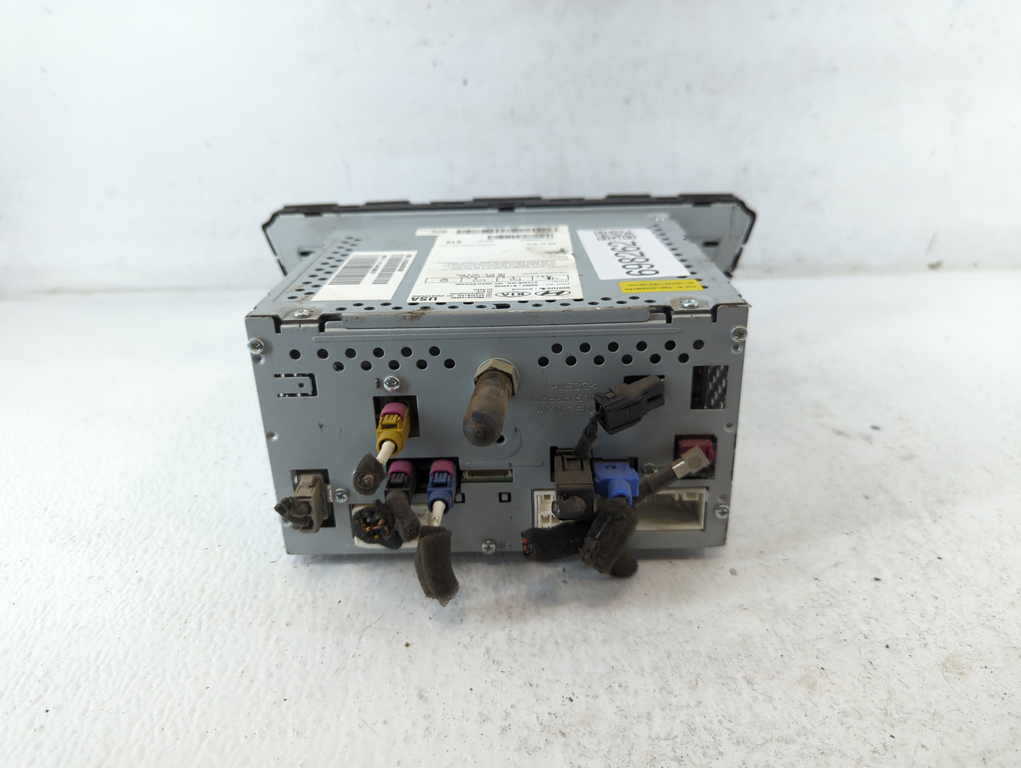 2016 Hyundai Genesis Radio AM FM Cd Player Receiver Replacement P/N:96560-B14404X Fits OEM Used Auto Parts - Oemusedautopart