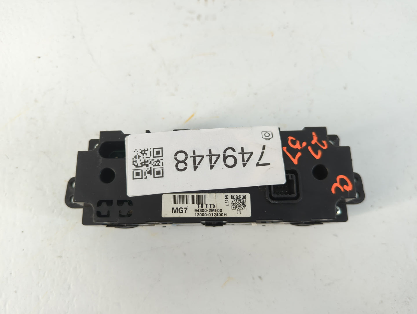 2013-2016 Hyundai Genesis Climate Control Module Temperature AC/Heater Replacement P/N:12000-012400H 94300-2M800 Fits OEM Us
