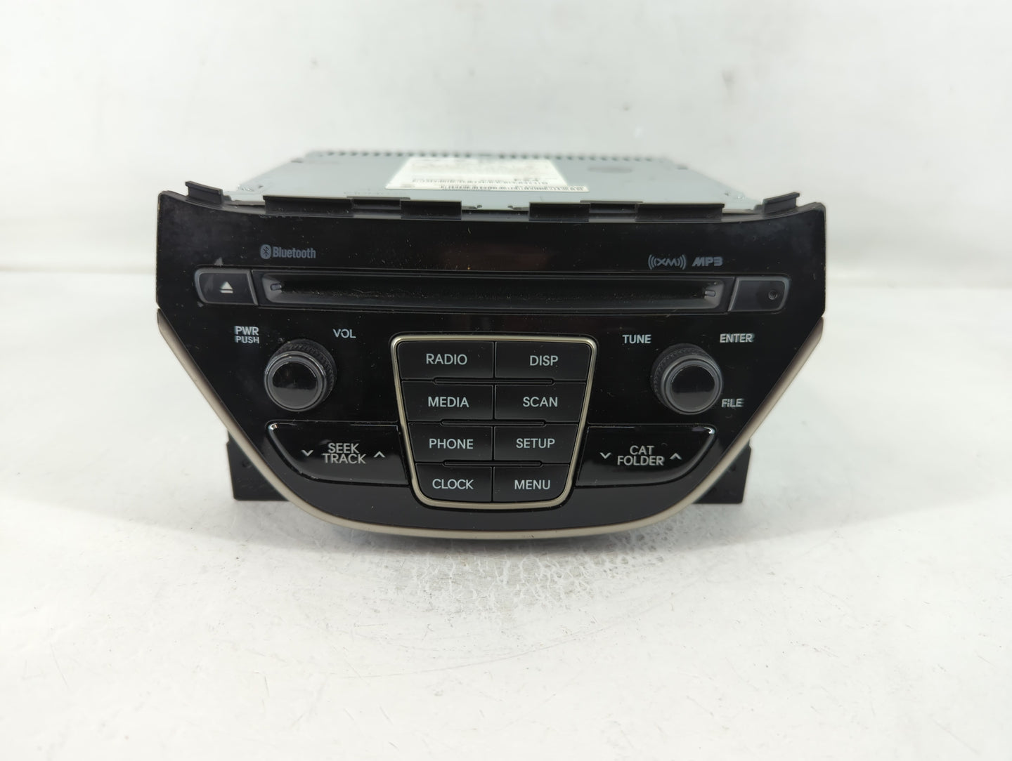 2016 Hyundai Genesis Radio AM FM Cd Player Receiver Replacement P/N:96170-2MAD0YHG Fits OEM Used Auto Parts - Oemusedautopar