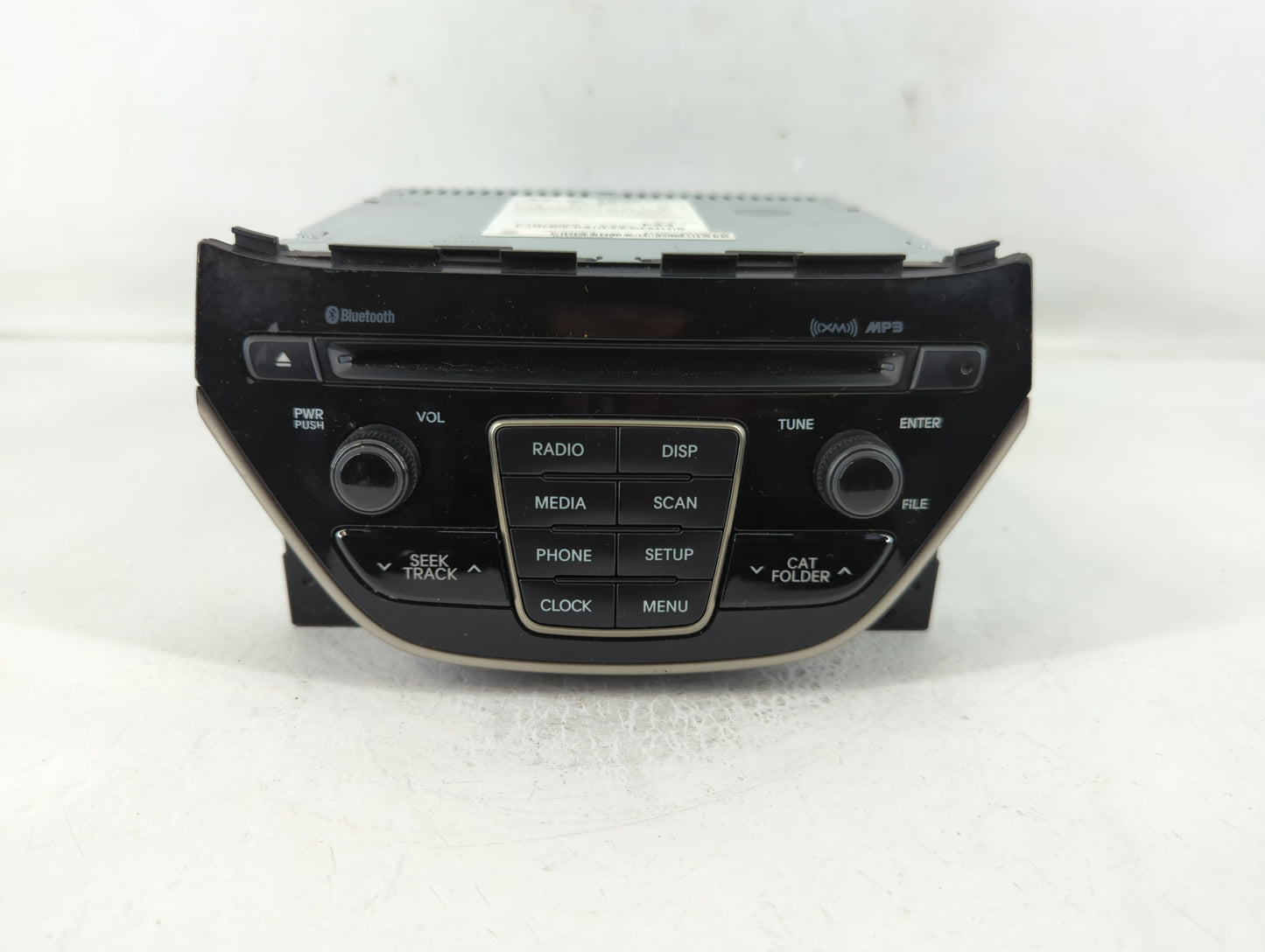 2016 Hyundai Genesis Radio AM FM Cd Player Receiver Replacement P/N:96170-2MAD0YHG Fits OEM Used Auto Parts - Oemusedautopar