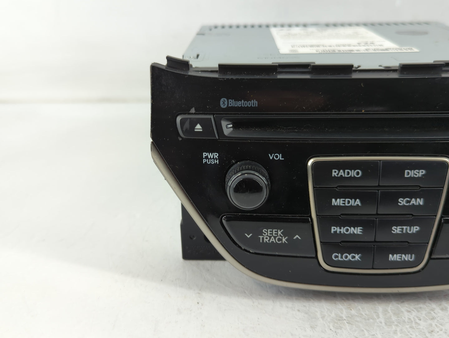 2016 Hyundai Genesis Radio AM FM Cd Player Receiver Replacement P/N:96170-2MAD0YHG Fits OEM Used Auto Parts - Oemusedautopar