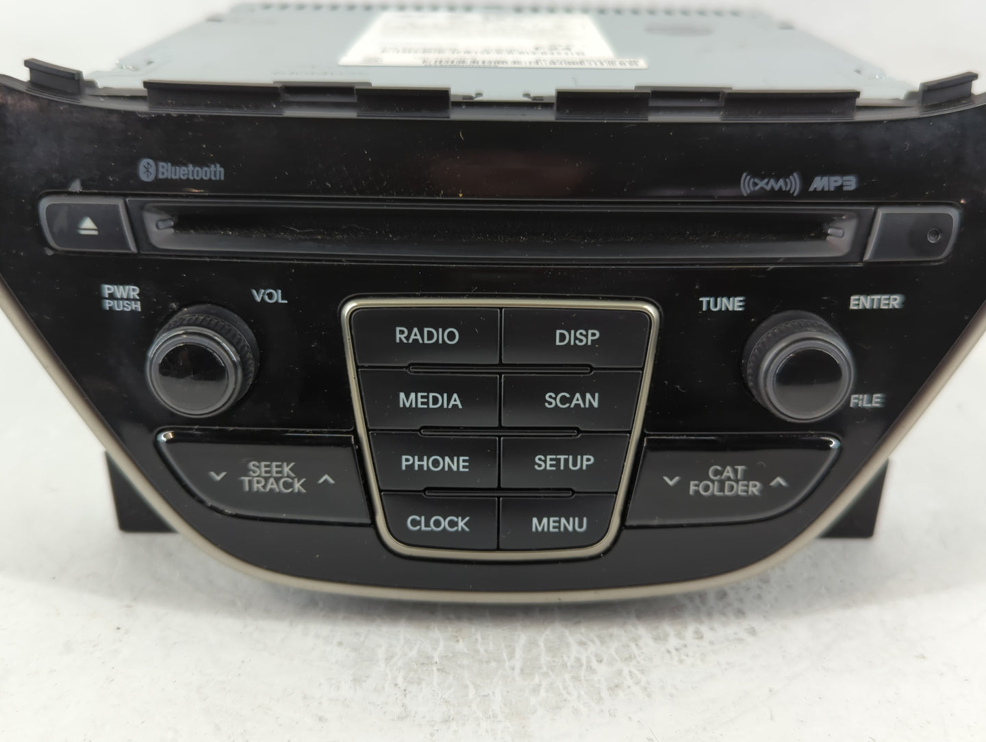 2016 Hyundai Genesis Radio AM FM Cd Player Receiver Replacement P/N:96170-2MAD0YHG Fits OEM Used Auto Parts - Oemusedautopar