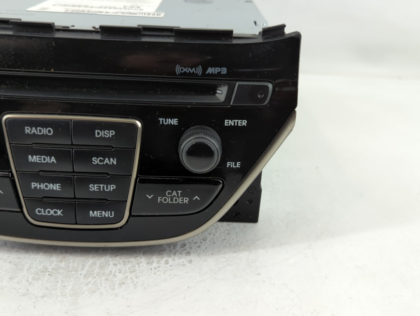 2016 Hyundai Genesis Radio AM FM Cd Player Receiver Replacement P/N:96170-2MAD0YHG Fits OEM Used Auto Parts - Oemusedautopar