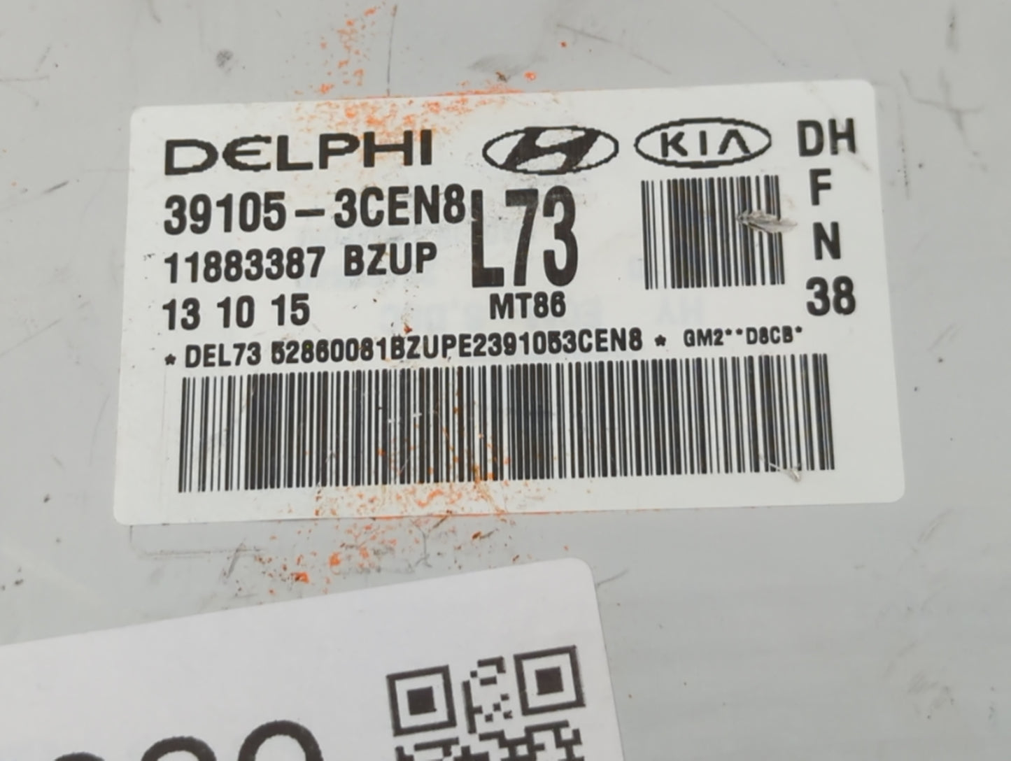 2015-2016 Hyundai Genesis PCM Engine Control Computer ECU ECM PCU OEM P/N:39105-3CEN8 Fits Fits 2015 2016 2017 OEM Used Auto