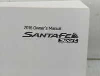 2016 Hyundai Santa Fe Owners Manual Book Guide P/N:G2W0-EU57C OEM Used Auto Parts - Oemusedautoparts1.com