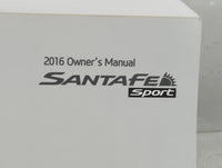 2016 Hyundai Santa Fe Owners Manual Book Guide P/N:G2W0-EU55A OEM Used Auto Parts - Oemusedautoparts1.com
