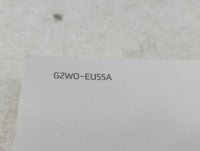 2016 Hyundai Santa Fe Owners Manual Book Guide P/N:G2W0-EU55A OEM Used Auto Parts - Oemusedautoparts1.com