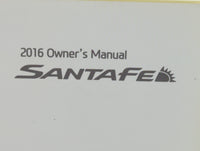 2016 Hyundai Santa Fe Owners Manual Book Guide P/N:GB80 EU55E OEM Used Auto Parts - Oemusedautoparts1.com