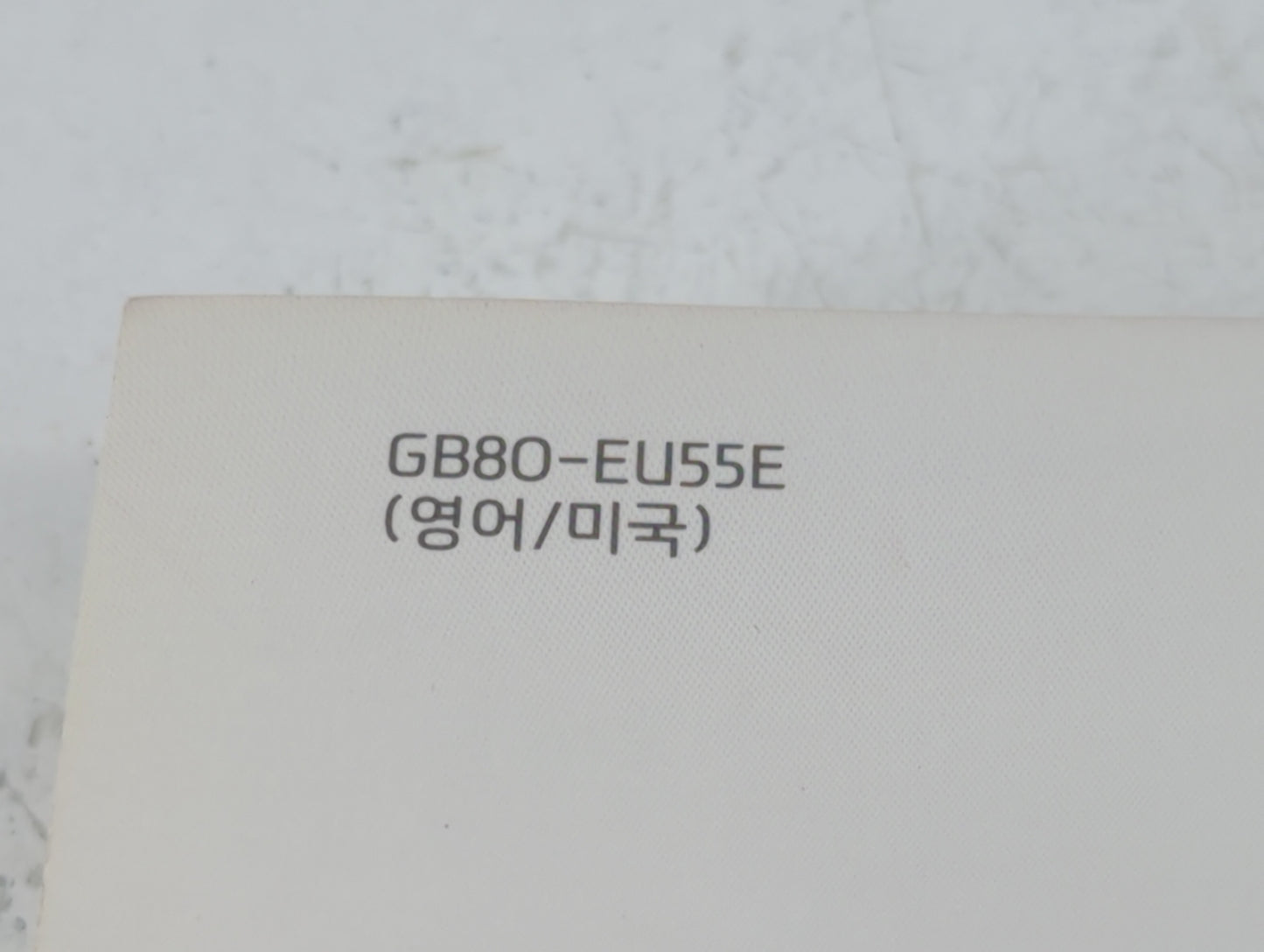 2016 Hyundai Santa Fe Owners Manual Book Guide P/N:GB80 EU55E OEM Used Auto Parts - Oemusedautoparts1.com