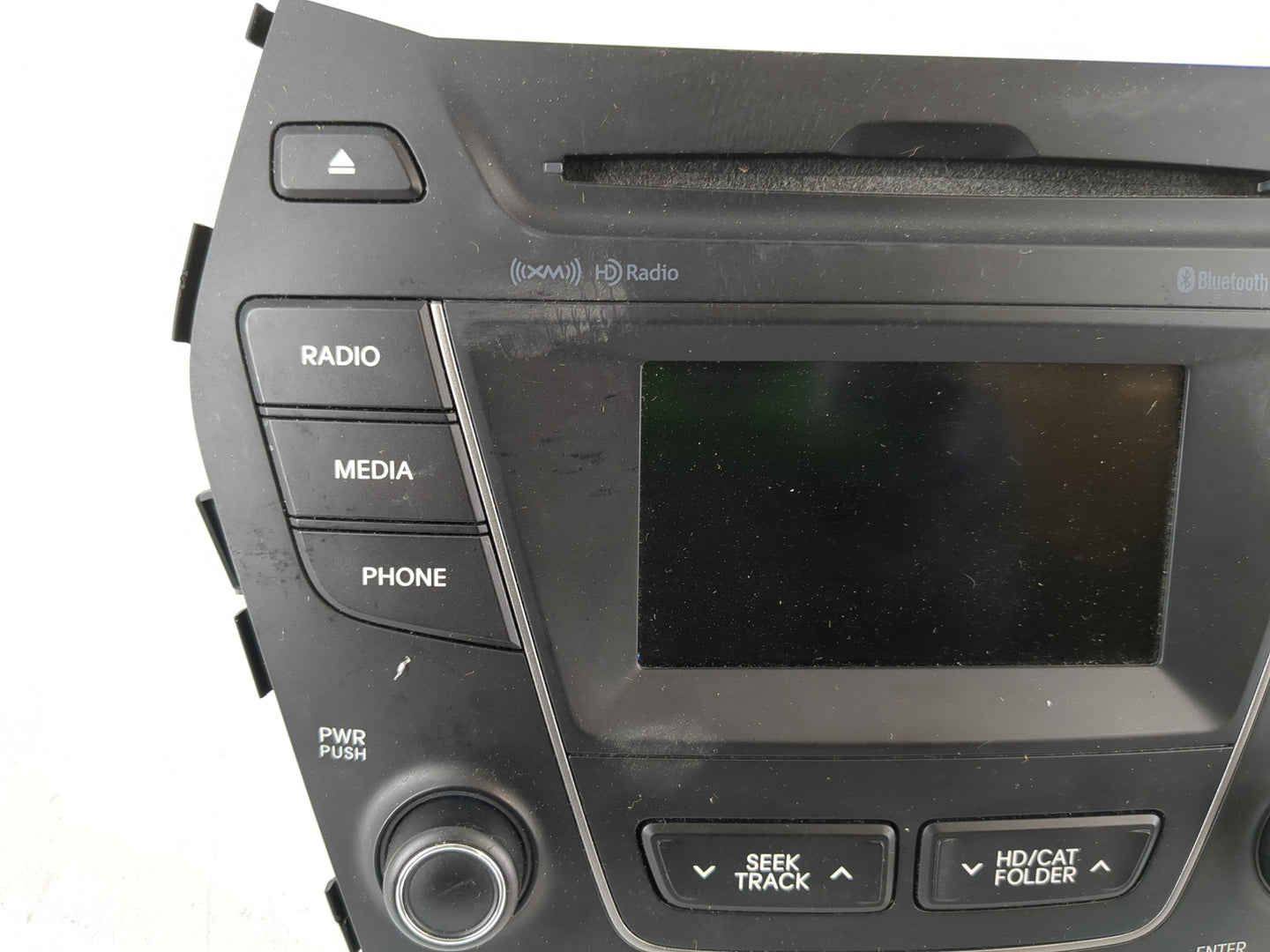 2015-2016 Hyundai Santa Fe Radio AM FM Cd Player Receiver Replacement P/N:96180-B89514X Fits Fits 2015 2016 OEM Used Auto Pa