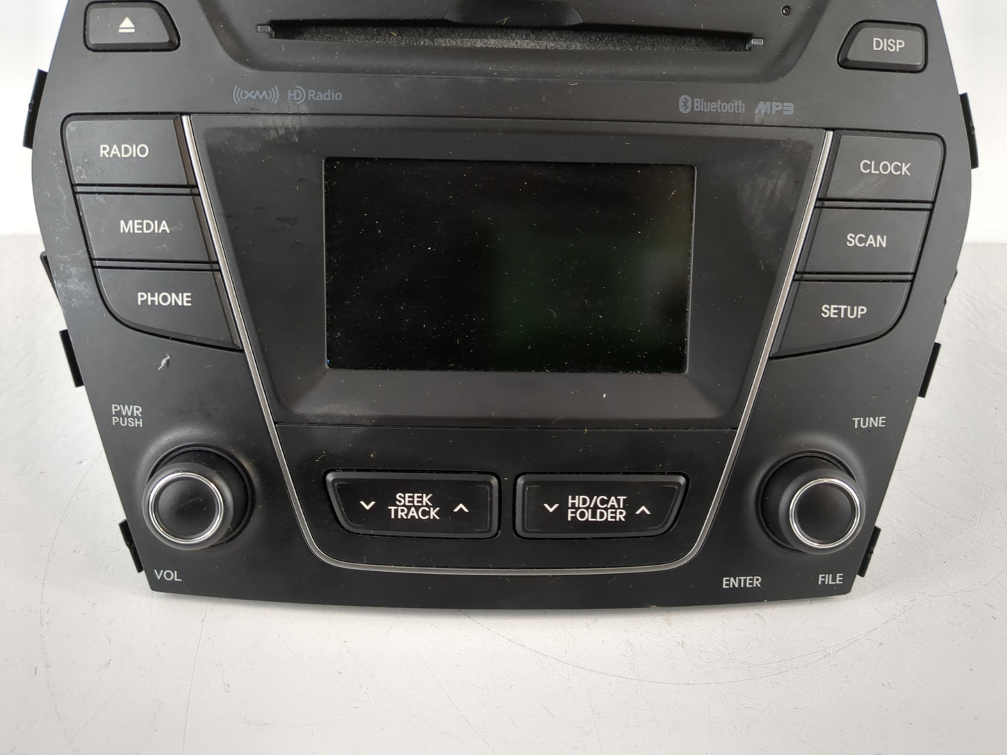 2015-2016 Hyundai Santa Fe Radio AM FM Cd Player Receiver Replacement P/N:96180-B89514X Fits Fits 2015 2016 OEM Used Auto Pa