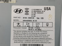 2015-2016 Hyundai Santa Fe Radio AM FM Cd Player Receiver Replacement P/N:96180-B89514X Fits Fits 2015 2016 OEM Used Auto Pa