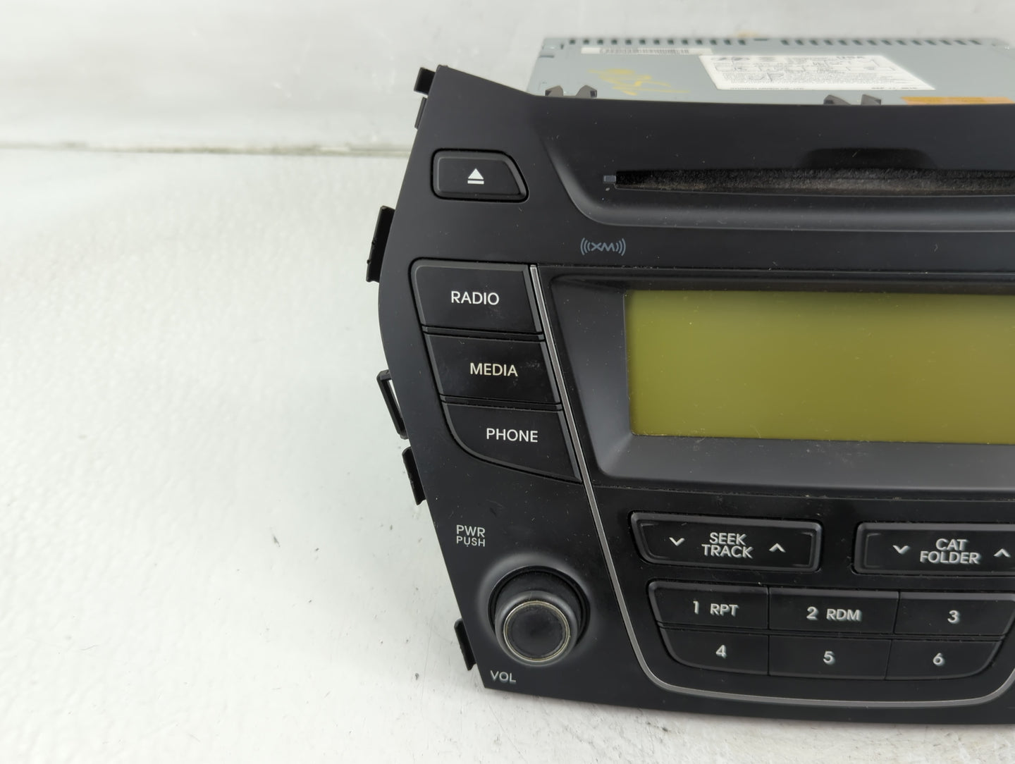 2013-2016 Hyundai Santa Fe Radio AM FM Cd Player Receiver Replacement P/N:96170-4Z1504X Fits Fits 2013 2014 2015 2016 OEM Us