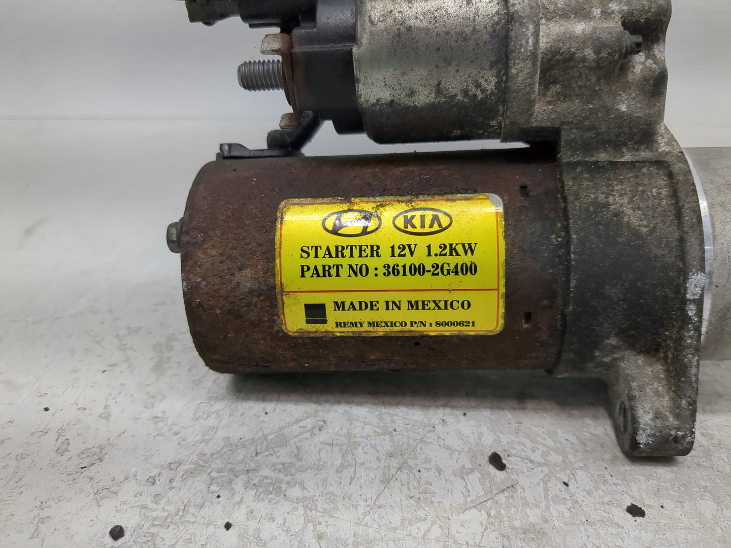 2014-2016 Hyundai Santa Fe Car Starter Motor Solenoid OEM P/N:36100-2G400 Fits Fits 2014 2015 2016 OEM Used Auto Parts - Oem