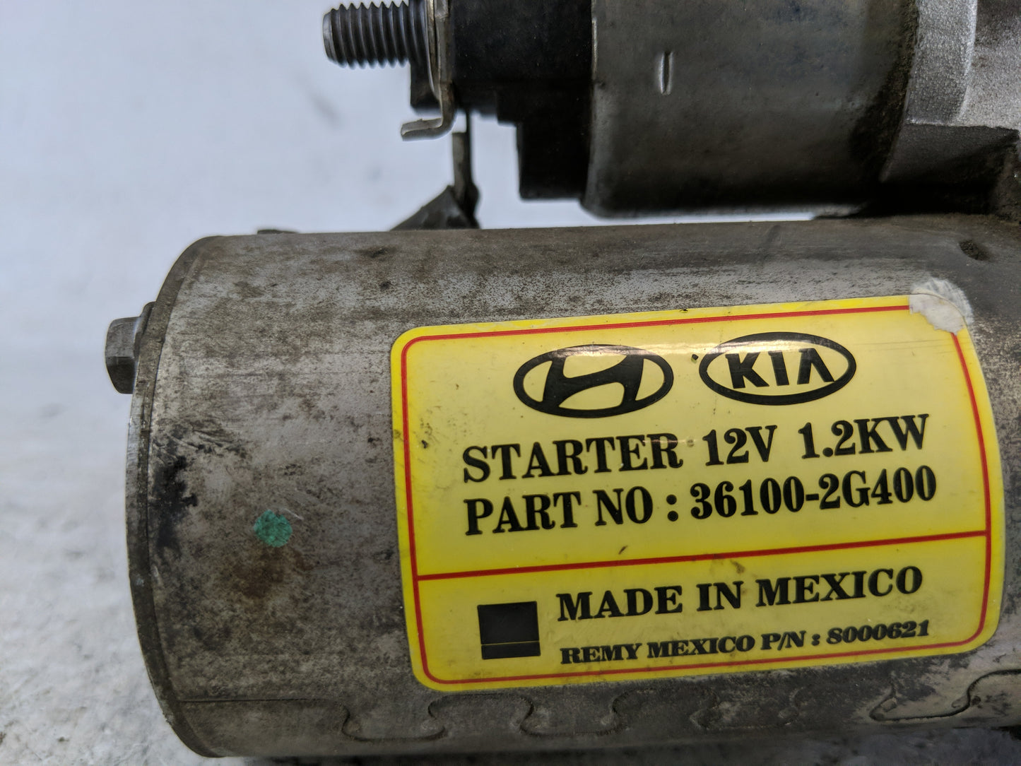 2014-2016 Hyundai Santa Fe Car Starter Motor Solenoid OEM P/N:36100-2G400 Fits Fits 2014 2015 2016 OEM Used Auto Parts - Oem