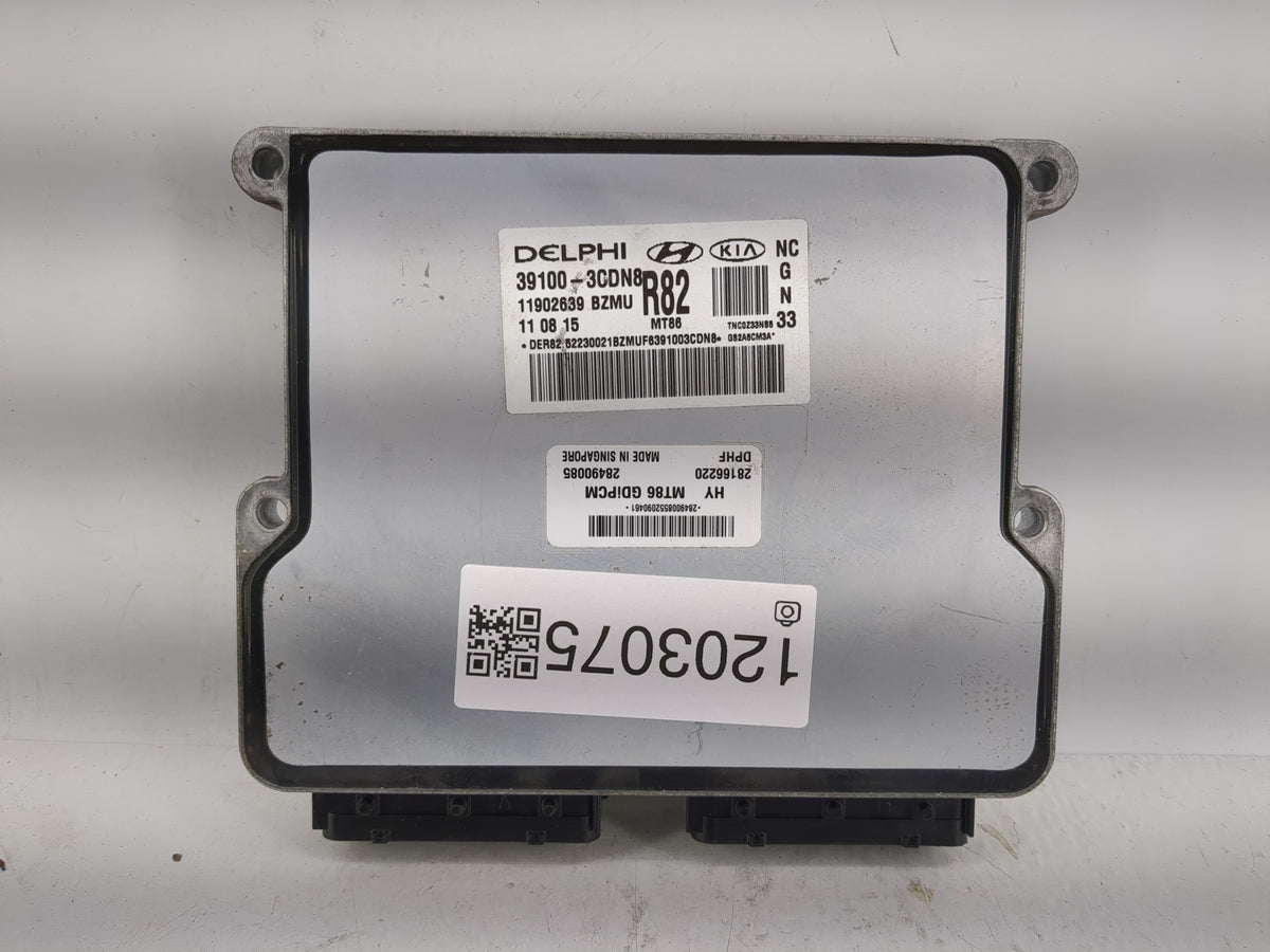 2013-2016 Hyundai Santa Fe PCM Engine Control Computer ECU ECM PCU OEM P/N:39100-3CDN8 Fits 2013 2014 2015 2016 OEM Used Aut