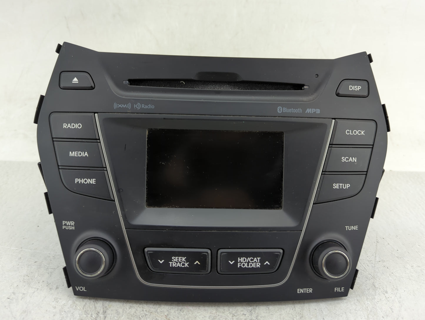 2013-2018 Hyundai Santa Fe Radio AM FM Cd Player Receiver Replacement P/N:96180-4Z1024X Fits Fits 2013 2014 2015 2016 2017 2