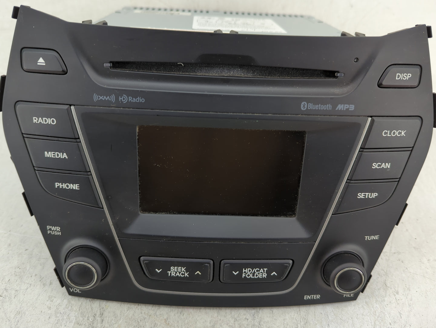 2013-2018 Hyundai Santa Fe Radio AM FM Cd Player Receiver Replacement P/N:96180-4Z1024X Fits Fits 2013 2014 2015 2016 2017 2