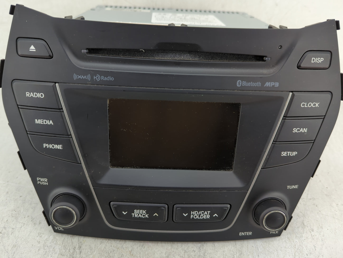 2013-2018 Hyundai Santa Fe Radio AM FM Cd Player Receiver Replacement P/N:96180-4Z1024X Fits Fits 2013 2014 2015 2016 2017 2