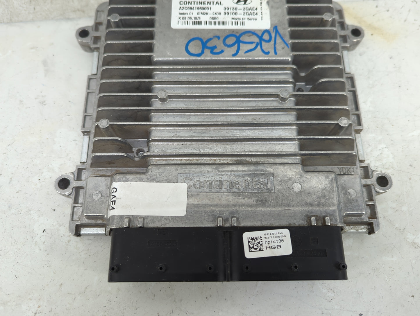 2016 Hyundai Santa Fe PCM Engine Control Computer ECU ECM PCU OEM P/N:39130-2GAE4 39100-2GAE4, A2C9941960001, SIM2K-240R Fit