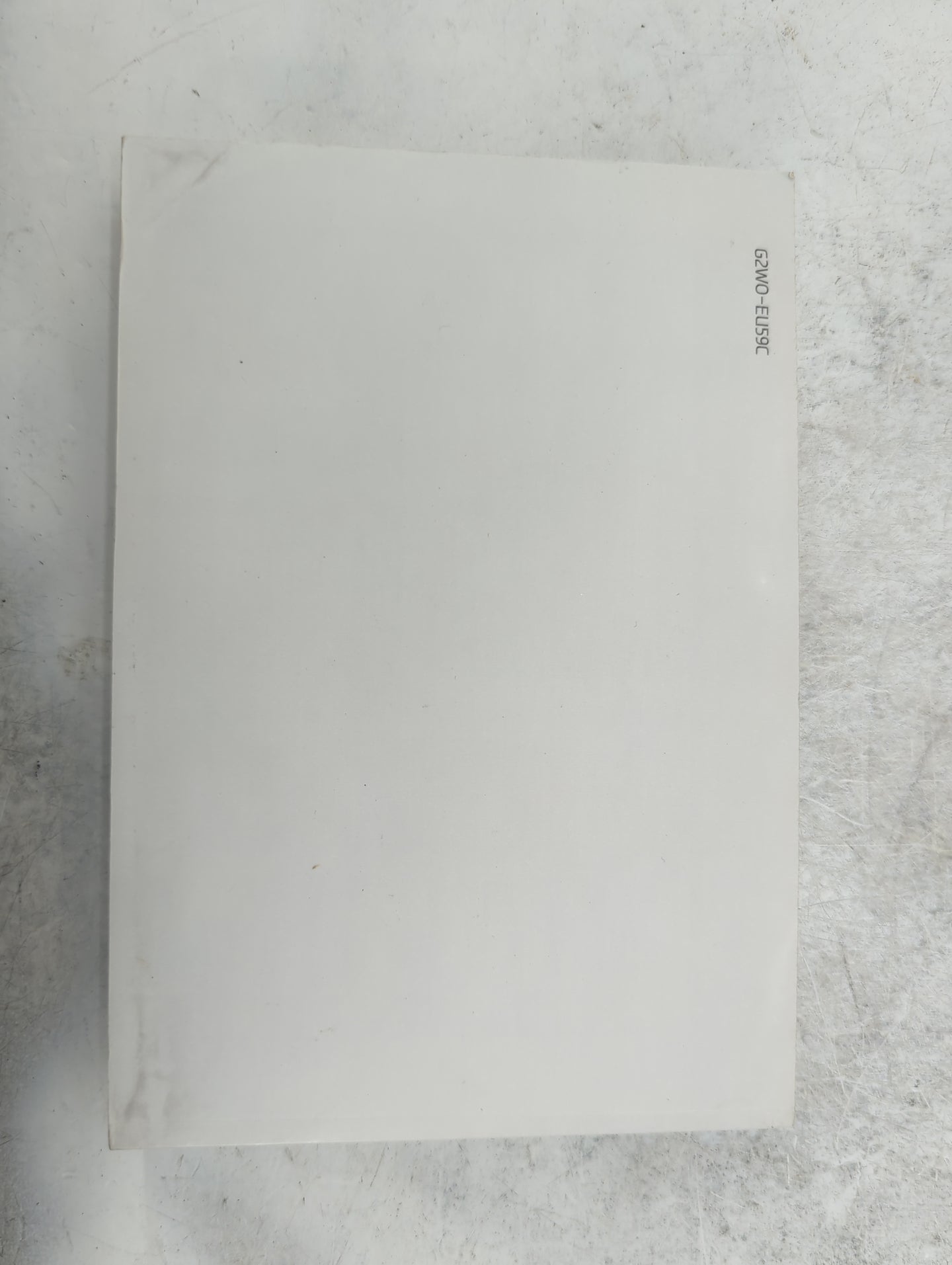 2016 Hyundai Santa Fe Owners Manual Book Guide P/N:G2WO-EU59C OEM Used Auto Parts - Oemusedautoparts1.com