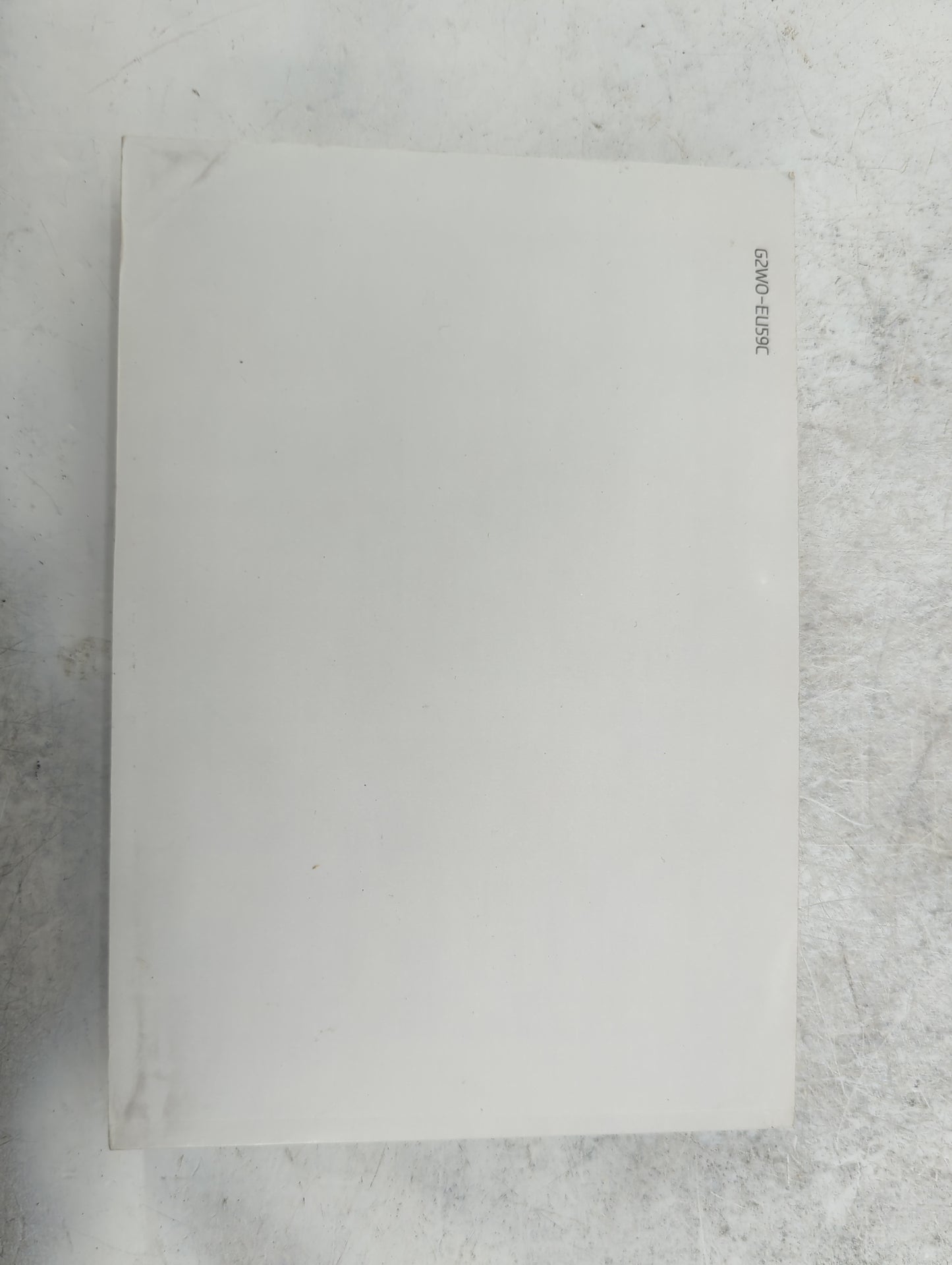 2016 Hyundai Santa Fe Owners Manual Book Guide P/N:G2WO-EU59C OEM Used Auto Parts - Oemusedautoparts1.com