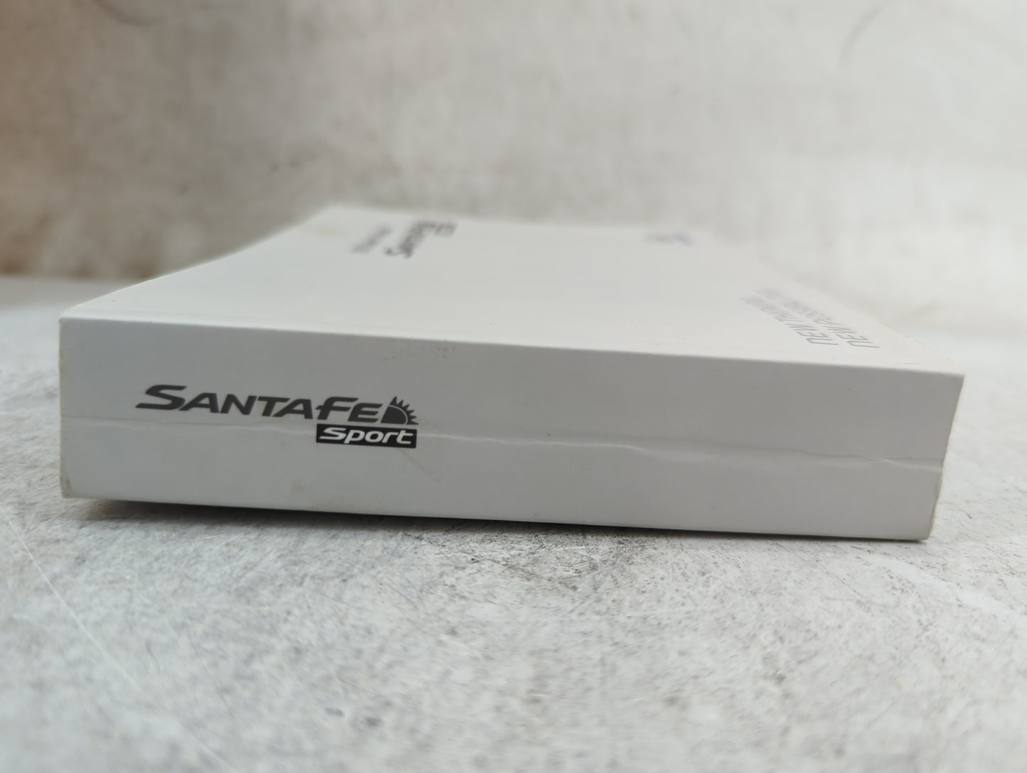 2016 Hyundai Santa Fe Owners Manual Book Guide P/N:G2WO-EU59C OEM Used Auto Parts - Oemusedautoparts1.com