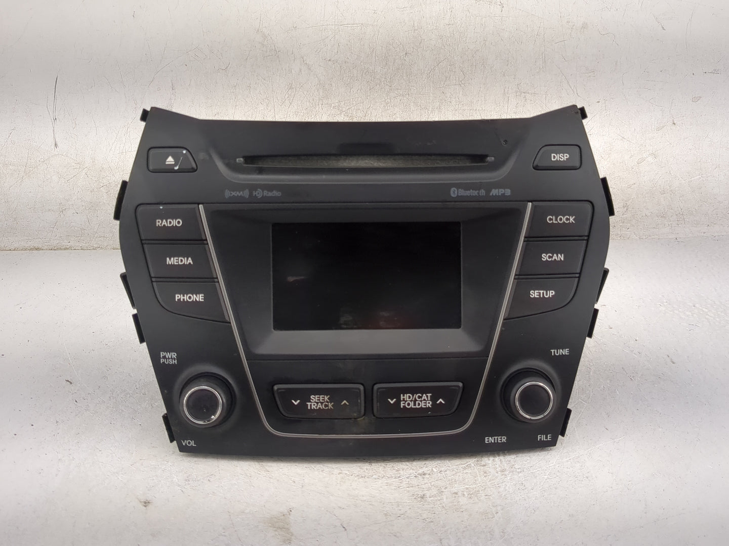 2013-2016 Hyundai Santa Fe Radio AM FM Cd Player Receiver Replacement P/N:96180B89514X AM943DMAN Fits Fits 2013 2014 2015 20