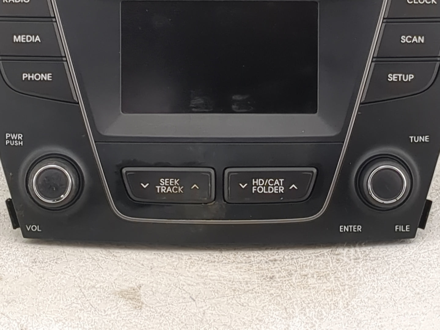 2013-2016 Hyundai Santa Fe Radio AM FM Cd Player Receiver Replacement P/N:96180B89514X AM943DMAN Fits Fits 2013 2014 2015 20